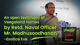 veegaland testimonial, veegaland, apartment testimonial, veegaland homes, flats in kochi