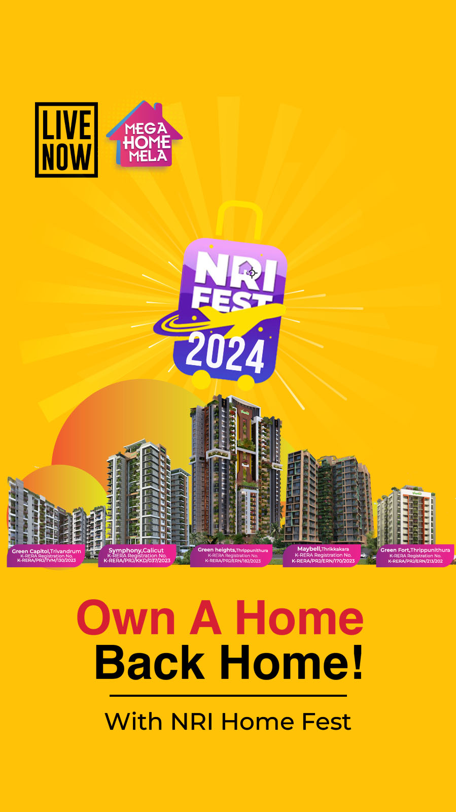 RERA, RERA approved flats in Kerala, veegaland, KingsFort RERA,  Apartments in Kochi, Flats in Kochi